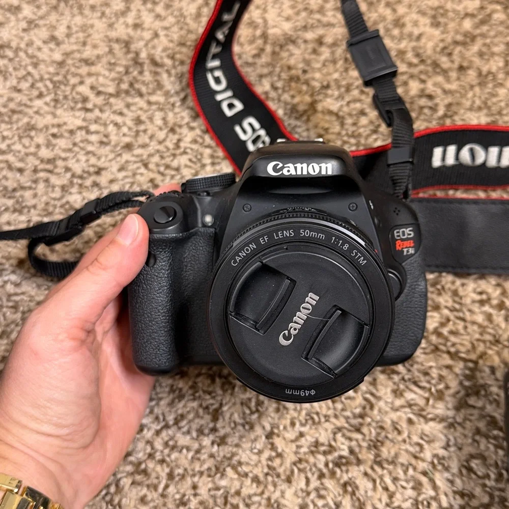 Canon Rebel T3i Camera with Lenses and Bag